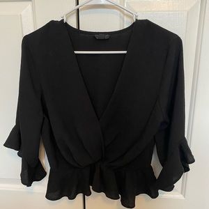 Topshop black top